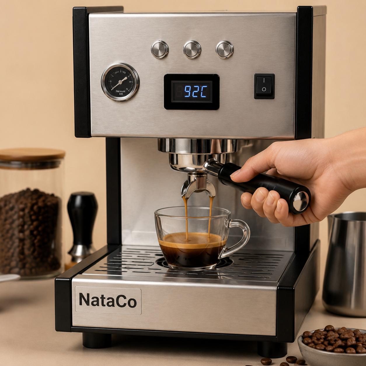 Máy pha cà phê NataCo chiết suất espresso